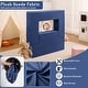 preview thumbnail 6 of 14, Kids Play Couch 6Pcs Modular Toddler Sofa for Playroom and Bedroom, Convertible Couch with Removable Cover（Grey ang Blue）