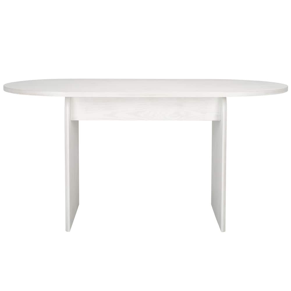 SAFAVIEH Norene Ribbed Dining Table - 62 In. W x 31.5 In. D x 30 In. H - 62"W x 32"D x 30"H