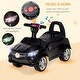 preview thumbnail 4 of 5, Kids Push Car with Horn, Music, Headlights, Black