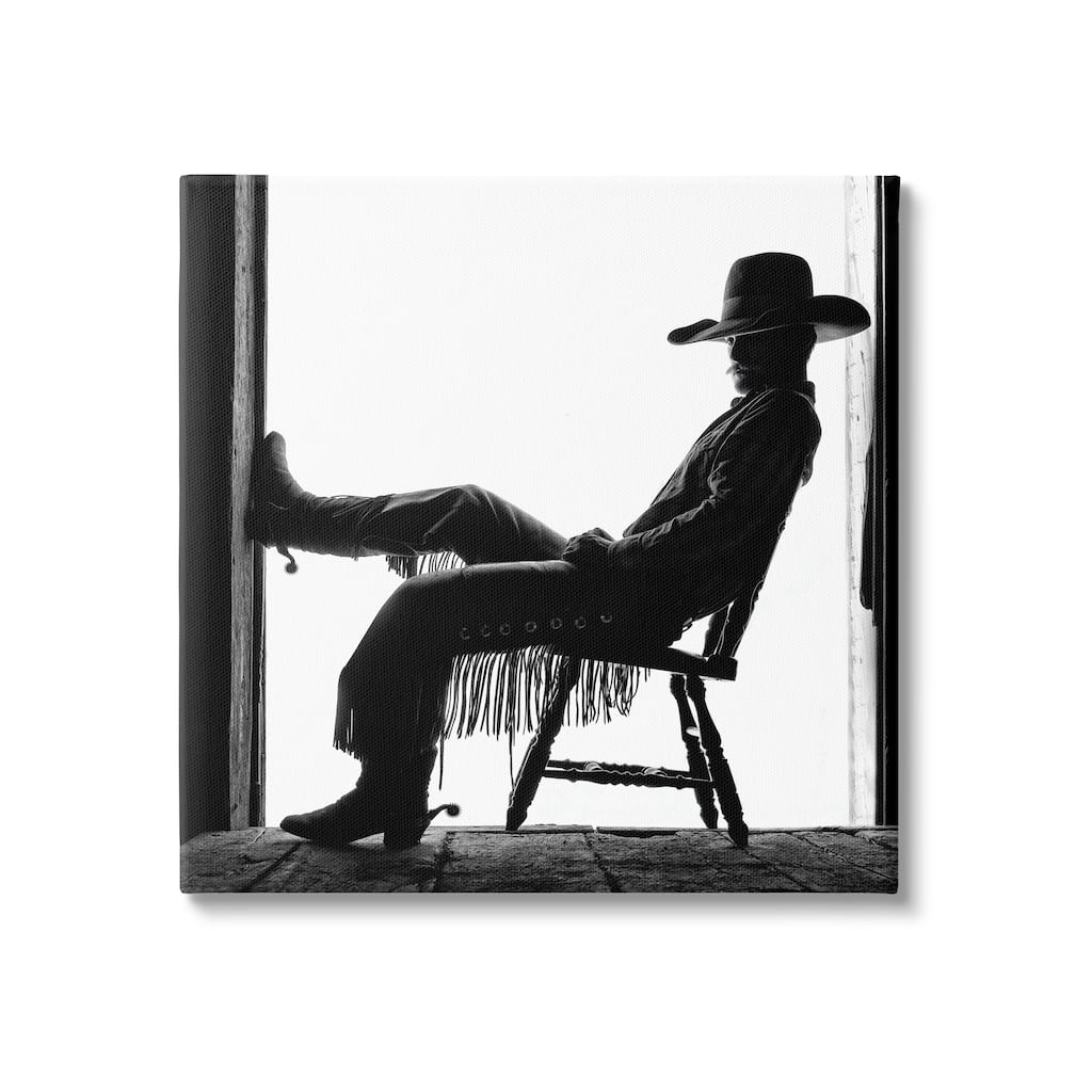 Stupell Southwestern Cowboy Photography Canvas Wall Art Design by PBurchettePhoto