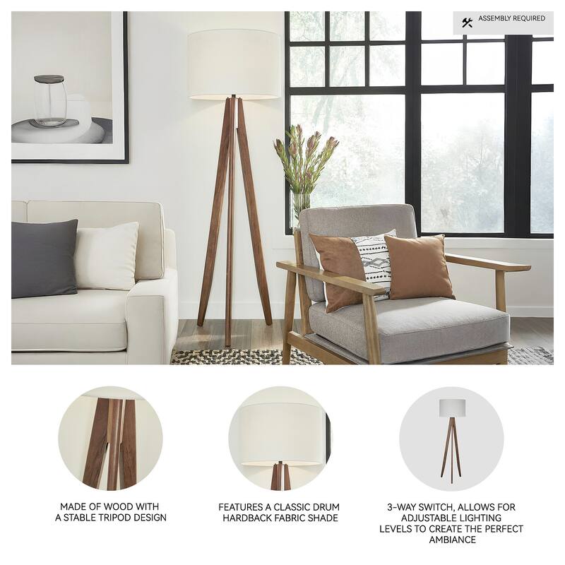 Dallson Brown Floor Lamp - 70.5 in