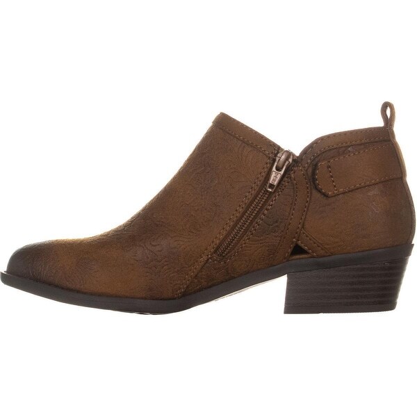 white mountain davenport western ankle booties