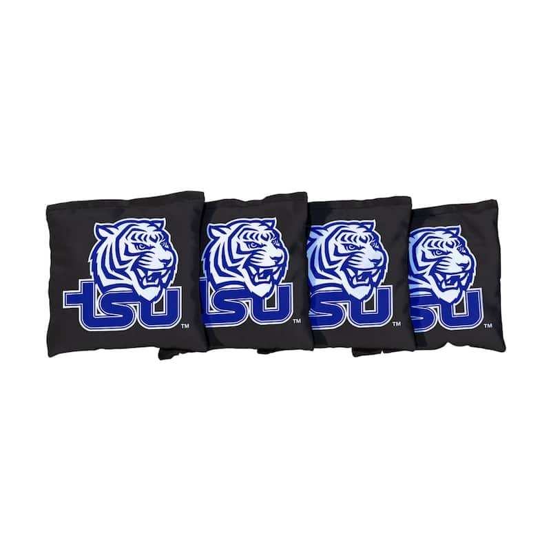 Tennessee State Tigers Black Cornhole Bags - Corn Filled