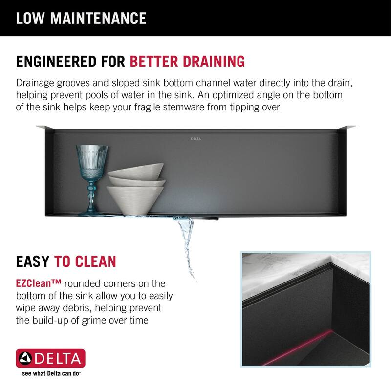 Delta 95B9031-32S Rivet 32" Undermount Single Basin Stainless Steel
