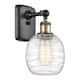Option Black Antique Brass / Deco Swirl