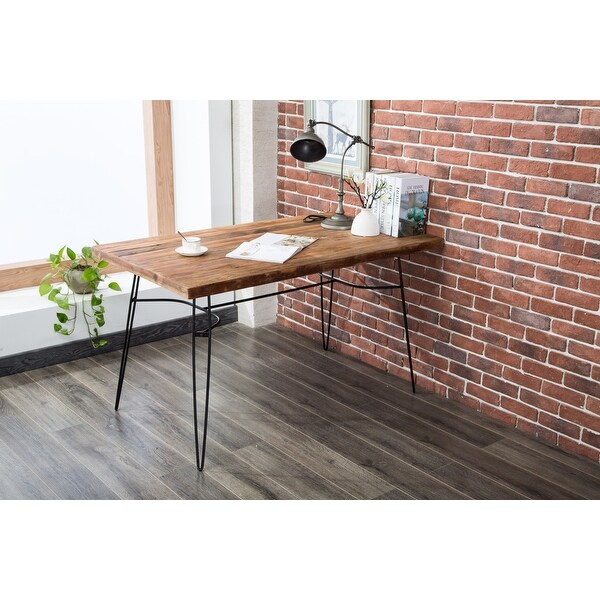 Parkes 54-inch Mid-century Reclaimed Wood Desk. Opens flyout.