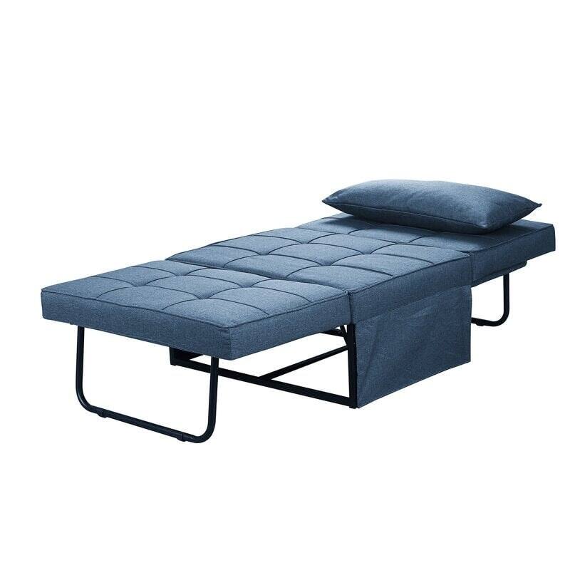 Zenova 4-1 Adjustable Sofa Sleeper with Ottoman