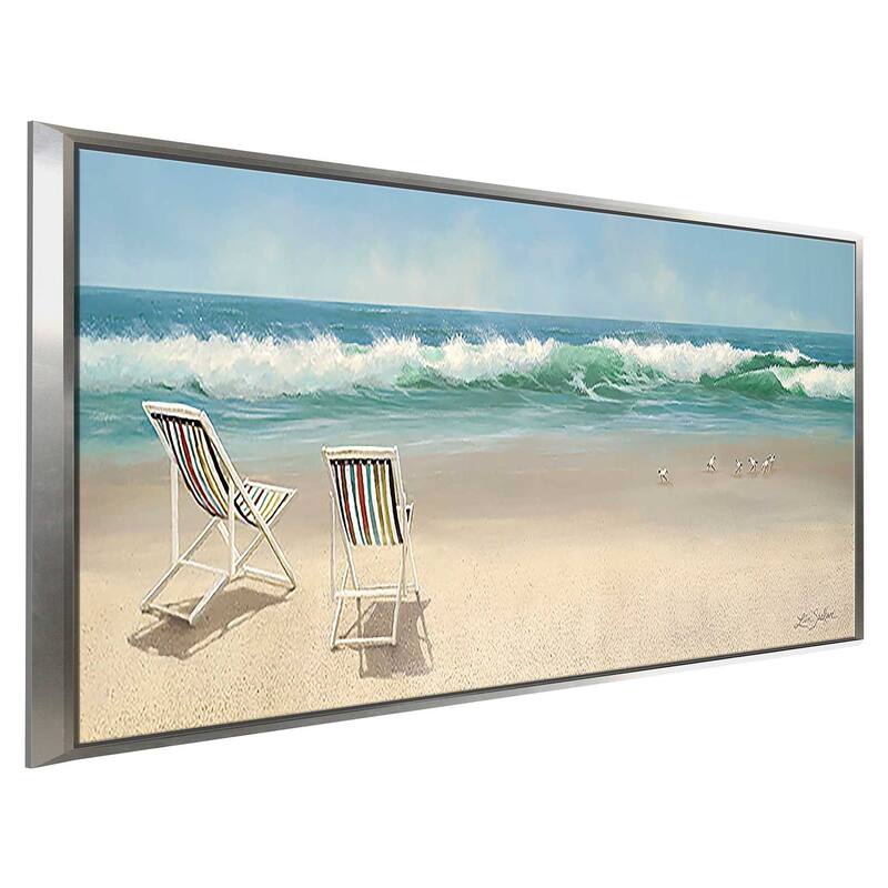 "View For Two" Print on Floating Canvas