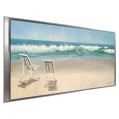 "View For Two" Print on Floating Canvas
