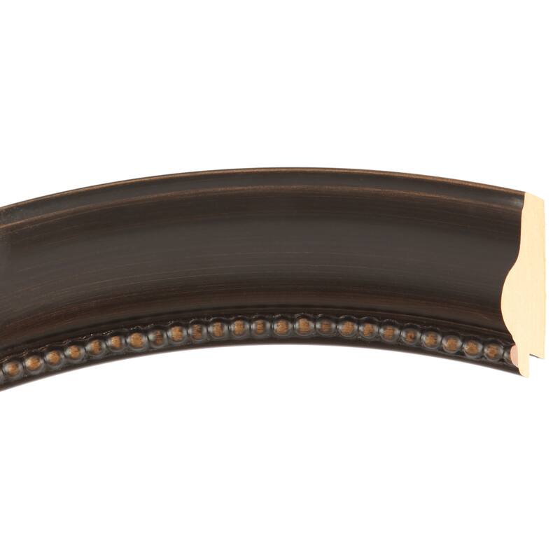 Heritage Framed Oval Mirror in Rubbed Bronze - Antique Bronze