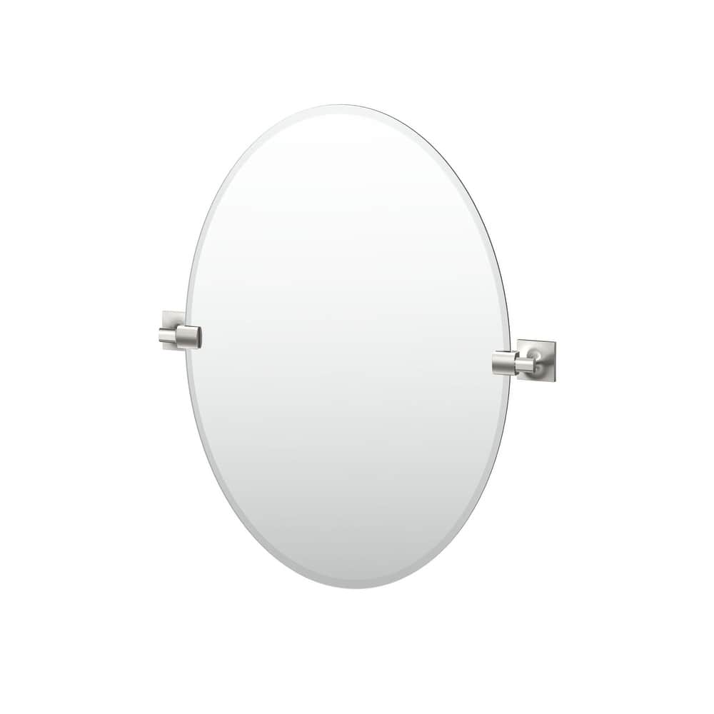 Gatco 5589 Waterline 26-1/2" x 23-1/2" Contemporary Oval Frameless