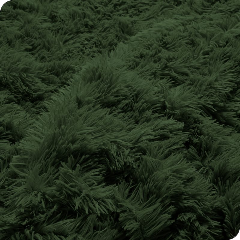 Bare Home Shaggy Faux Fur Duvet Cover