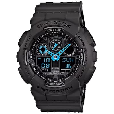 Casio Men's G-Shock Black Dial Watch - GA100C-8A - 6 (36)