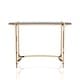 preview thumbnail 7 of 6, Furniture of America Allade Modern Gold 44-inch Glass Computer Desk