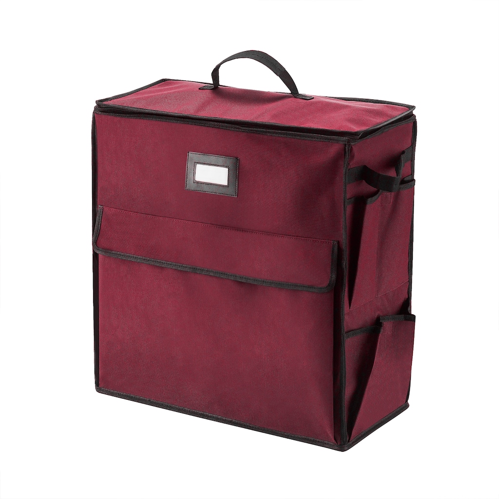 Elf Stor Gift Bag Organizer 21X10.5X20.5 Heavy Duty Canvas Holiday Storage - 21 x 10.5 x 20.5 inches
