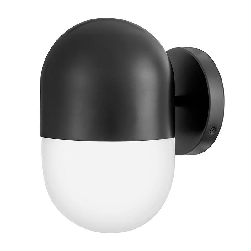 Lark 82090 Bardi 1 Light 10" Tall Outdoor Wall Sconce with Cased Opal