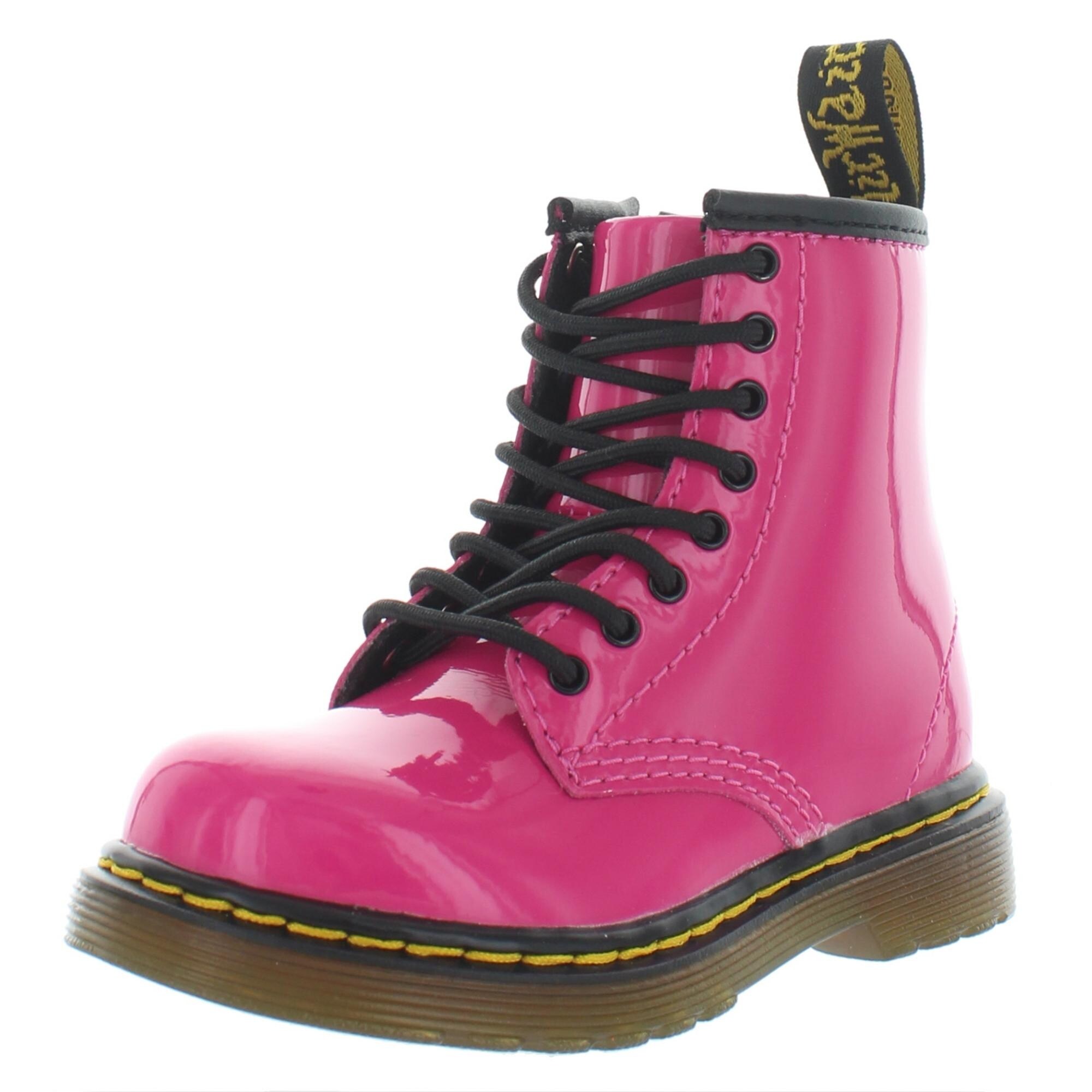 pink patent boots for toddlers