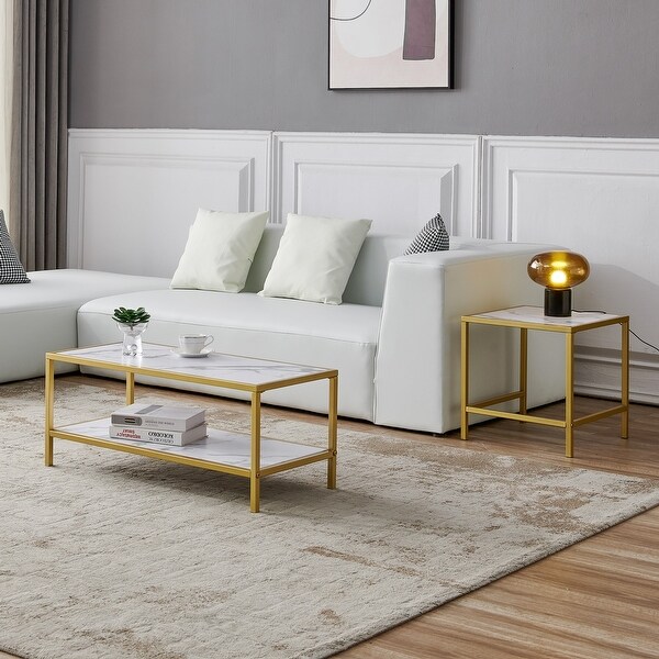 Contemporary coffee and deals end tables