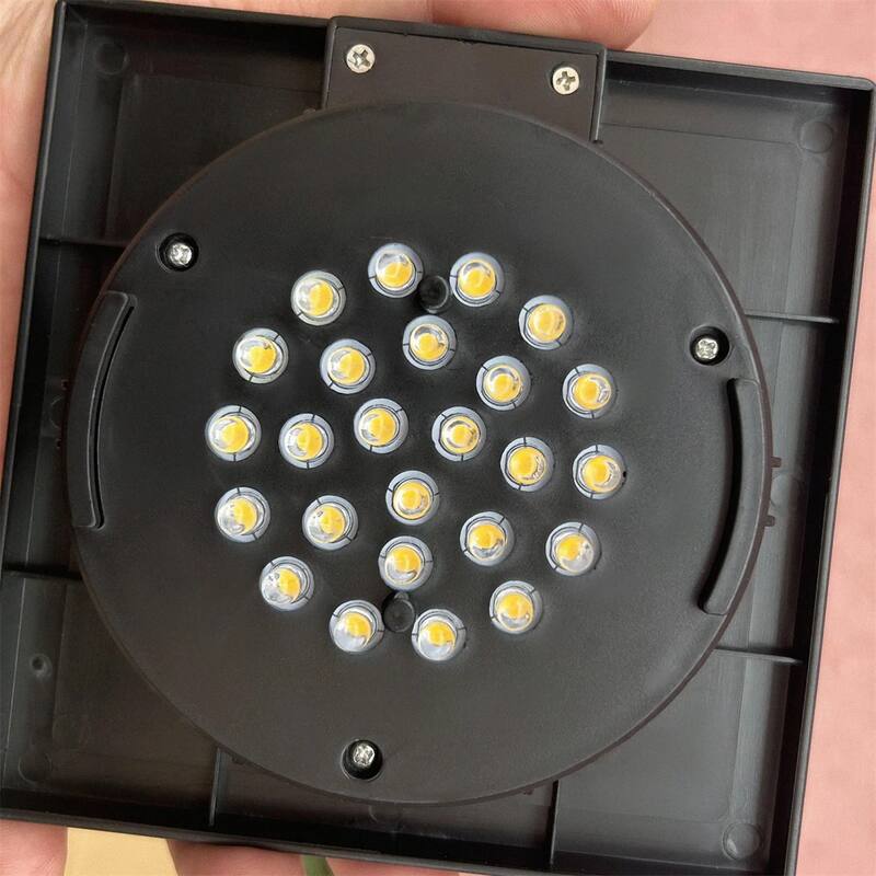 Outdoor Solar Floor Lamp with Warm White LED Waterproof Rattan and Steel Patio Lighting - 7.75" W x 7.75" D x 26.75" H