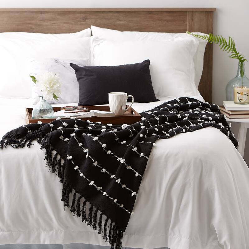DII Woven Loop Throw