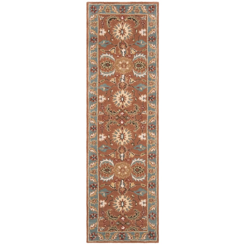 SAFAVIEH Handmade Heritage Topiary Signet Traditional Oriental Wool Rug