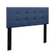 preview thumbnail 8 of 13, Mid-Rise Fabric Upholstered Panel Headboard
