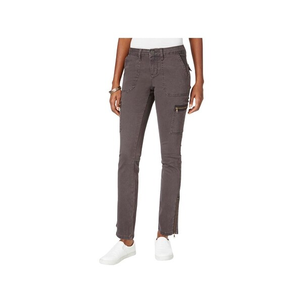 women's cargo pants with zipper pockets