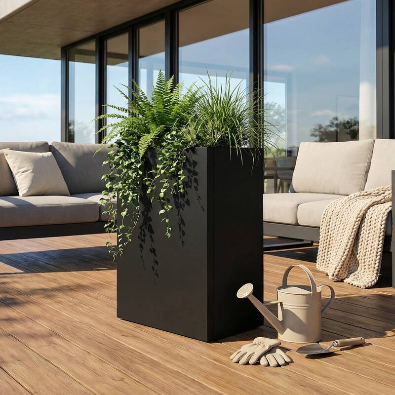 Metal Planters for Outdoor Plants Planter Box