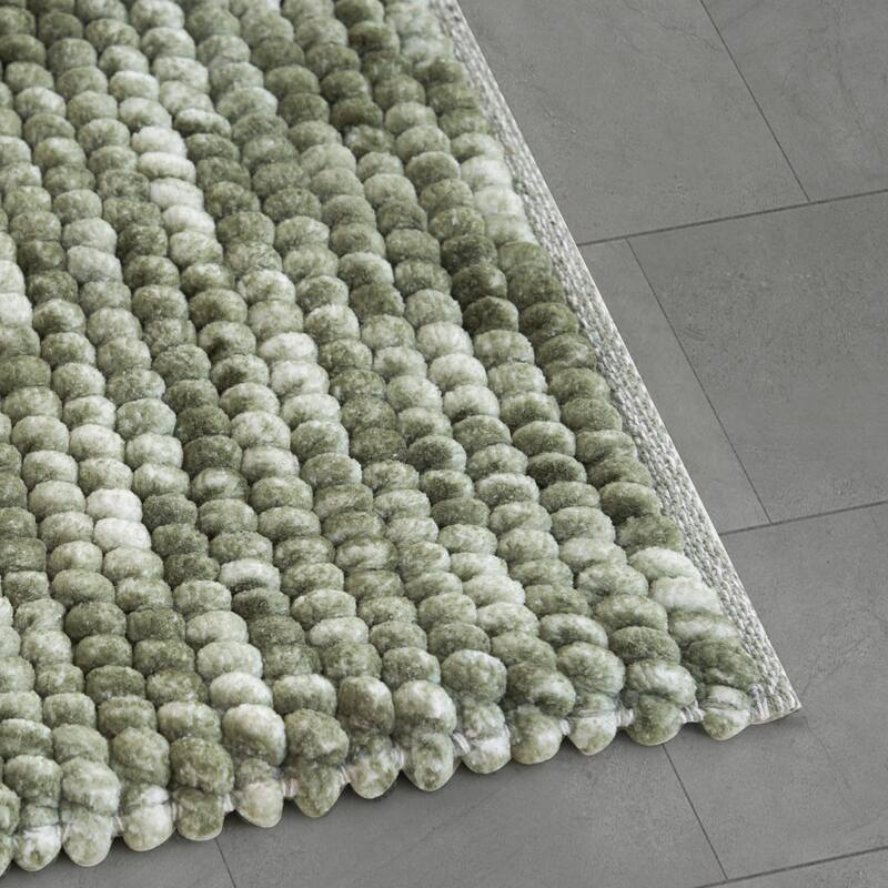 French Connection Space Dye Chunky Chenille Bath Rugs