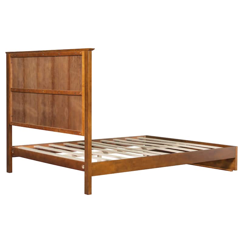 Christopher Knight Home - Brookhaven Modern Wooden Panel Bed with Vertical Slat Headboard
