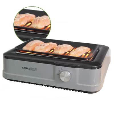 Simple Living Products Infrared Electric Indoor Smokeless Grill