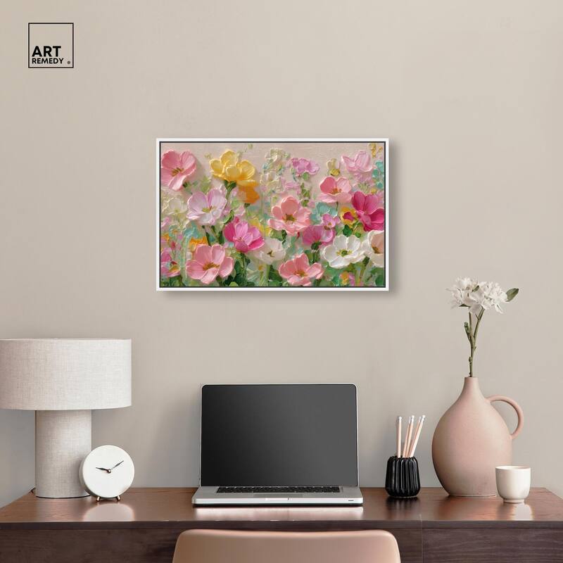 Expressed in Petals I Canvas by Art Remedy