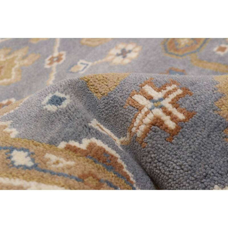 ECARPETGALLERY Hand-knotted Royal Oushak Grey Wool Rug - 4'0 x 5'11