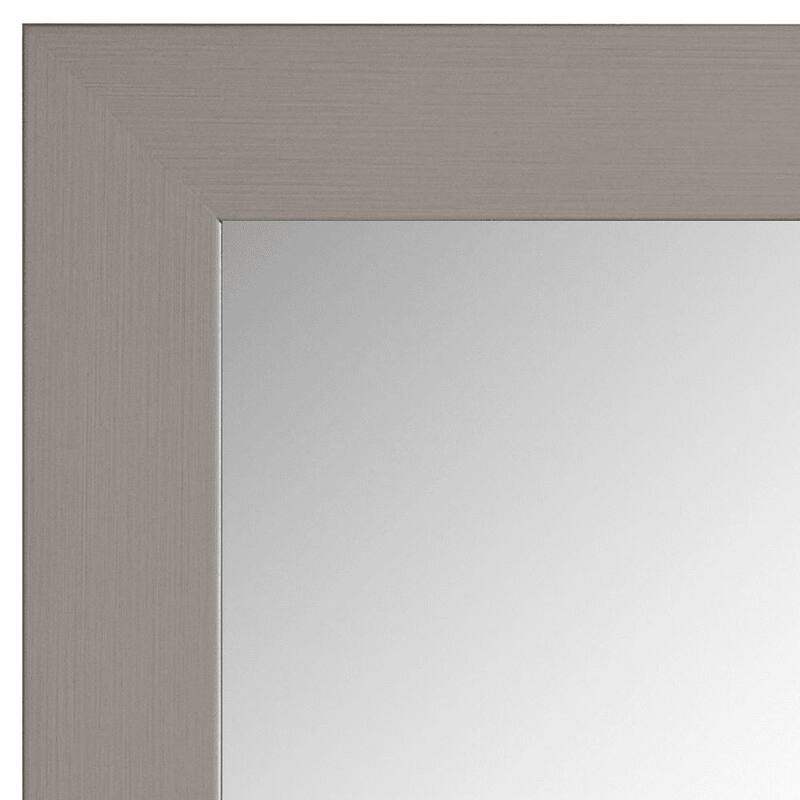Pendleton Satin Nickel Framed Vanity Mirror