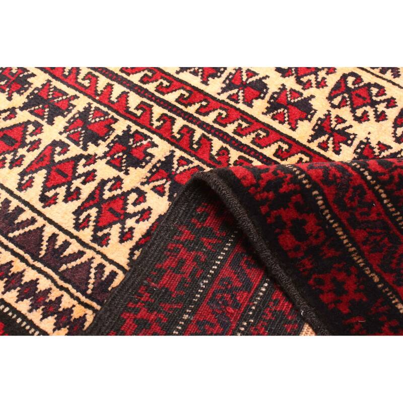 ECARPETGALLERY Hand-knotted Teimani Beige Wool Rug - 2'9 x 4'2