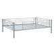 preview thumbnail 26 of 25, Industrial Charm Full-Full-Full Metal Triple Bed with Built-in Ladder