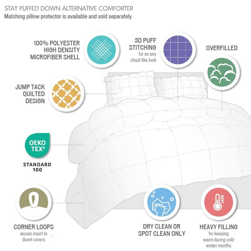 GDF Studio - CloudEase Overfilled Down Alternative Comforter