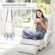 preview thumbnail 19 of 31, Costway Folding Floor Single Sofa Recliner Chair W/ a Pillow 5