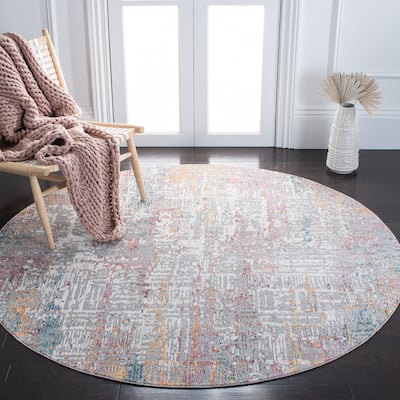 SAFAVIEH Crystal Jarlfrid Modern Abstract Distressed Rug