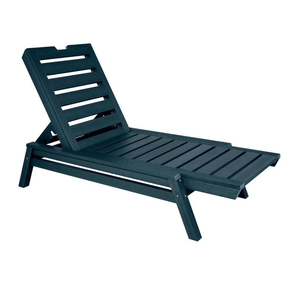 HIGHWOOD Crestone Stackable Commerical Chaise Lounge