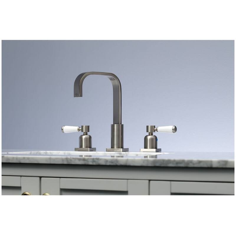 Kingston Brass Paris 1.2 GPM Widespread Bathroom Faucet with Pop-Up