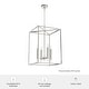 preview thumbnail 9 of 8, Hunter Sunjai 4 Light Modern Candle Pendant - Entry, Dining room - Caged, Glam, Candle