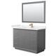 Option Dark Gray, Bronze Trim,Carrara Cultured Marble Top