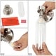 preview thumbnail 12 of 26, LNC Modern Farmhouse Clear Glass Wall Sconce Black Gold Silver Bathroom Vanity Lighting - W 4.7" x H 9.6" x D 4.5"