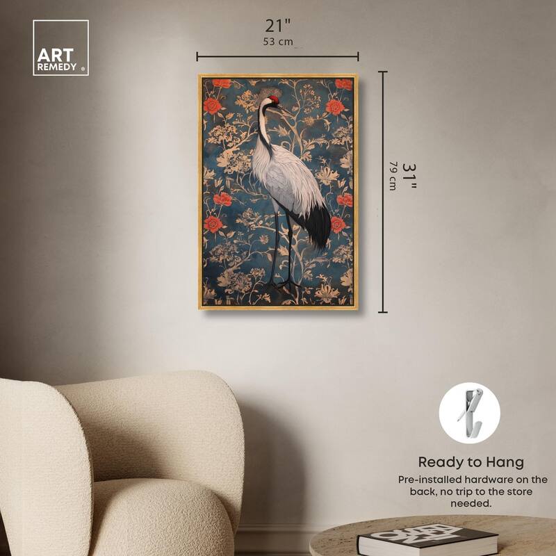 Botanical Bird I Canvas by Art Remedy