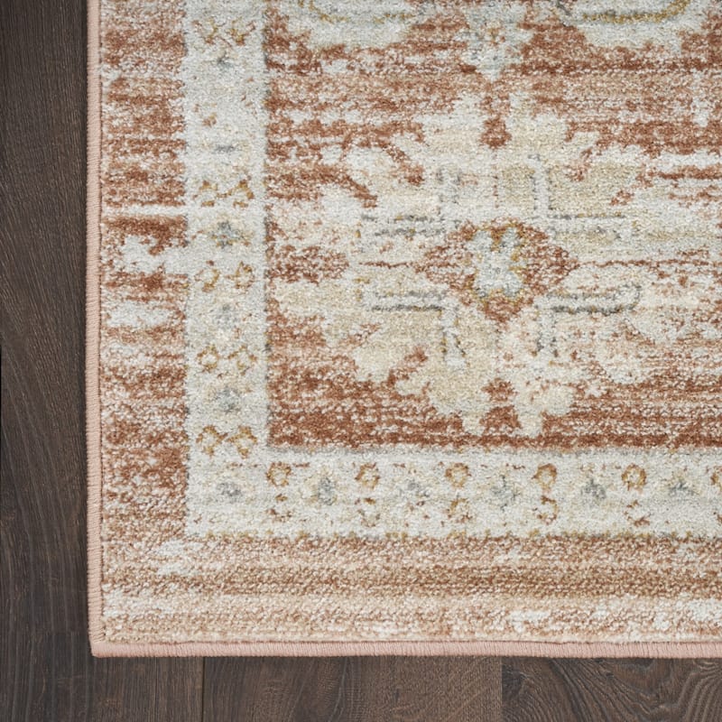 Niba Power Loomed Distressed with Fringe Area Rug By HomeRoots - 96' X '27' X '0.39