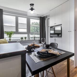 Astra 11.75 in. Matte Black Modern Semi-Flush Mount with Clear Ice Glass Shade for Hallways