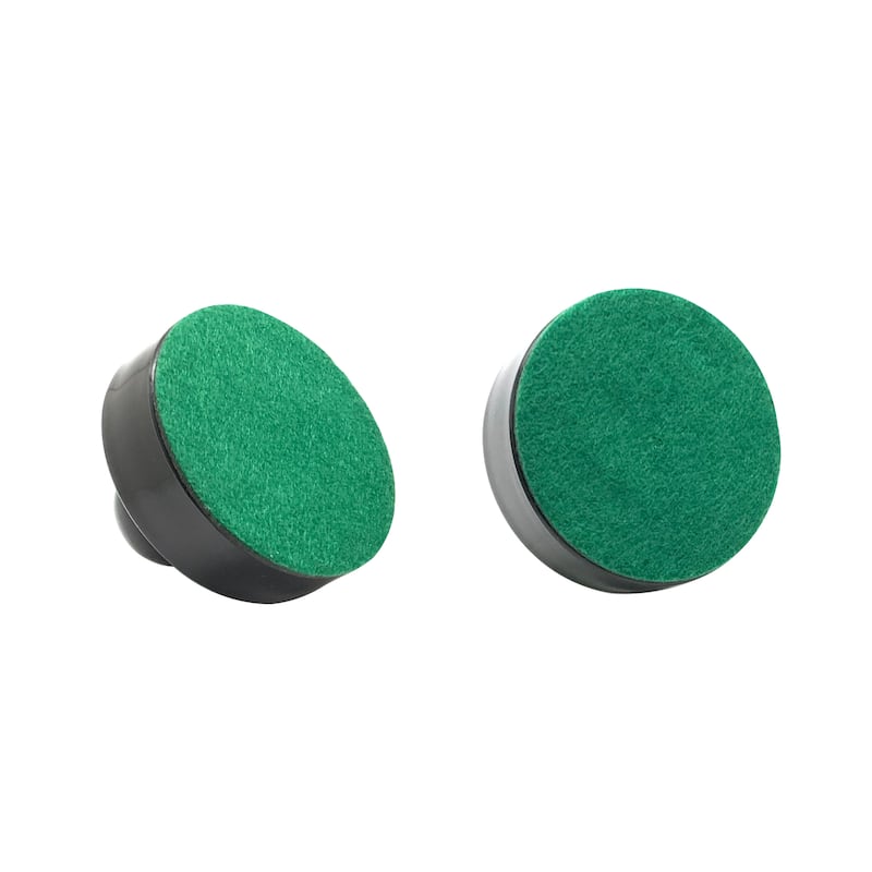 Hathaway Air Hockey 3-in Strikers and 2.5-in Pucks - Black and Orange