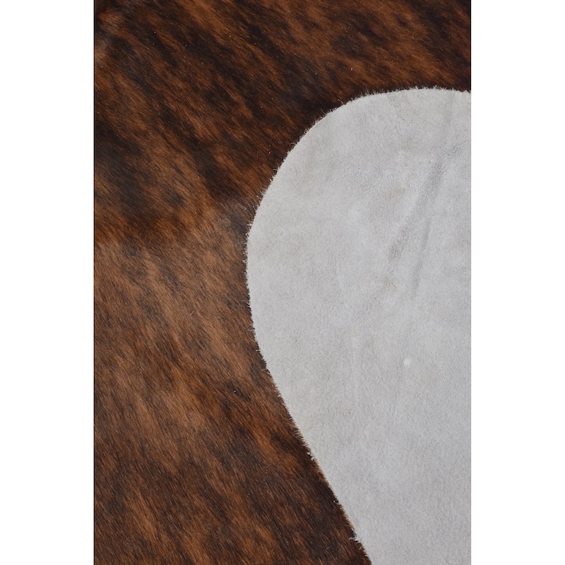 Real Cowhide Rug Dark Brindle - 6' x 7'