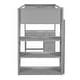 preview thumbnail 19 of 18, Twin Size Loft Bed with Ladder, Shelves, Solid Wood Loft Bed Frame with 4-Drawers Desk, Box Spring No Required